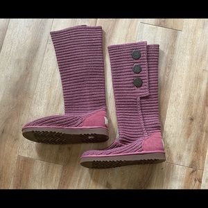 UGG Australia Purple Woven Boots